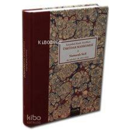 Üsküdar Mahkemesi 1 Numaralı Sicil; (İstanbul'da Kadı Sicilleri)