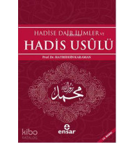Hadise Dair İlimler ve Hadis Usulü