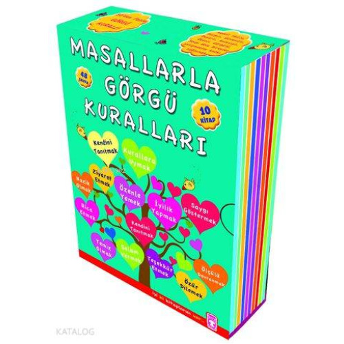 Masallarla Görgü Kuralları - Set (10 Kitap)
