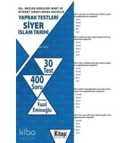 Siyer - İslam Tarihi; İHL. Meslek Dersleri-DHBT ve Diyanet Sınavlarına Hazırlık - Yaprak Testleri