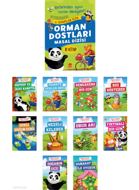 Orman Dostları Masal Dizisi Seti; 10 Kitap Takm