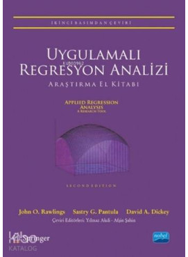 Uygulamalı Regresyon Analizi; Applied Regression Analysis