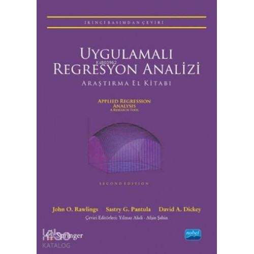 Uygulamalı Regresyon Analizi; Applied Regression Analysis
