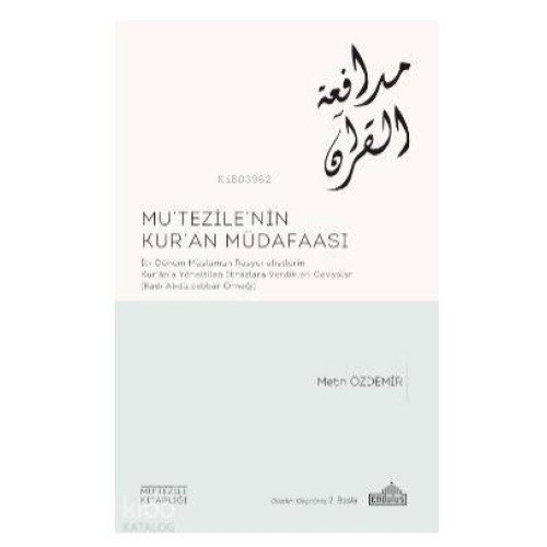 Mu'tezile'nin Kur'an Müdafaası