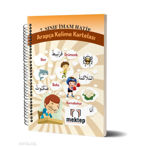 7. Sınıf İmam Hatip Arapça Kelime Kartelası