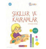 Şekiller ve Kavramlar Etkinlik Kitabı - Mavi Çember (48 Ay ve Üzeri / Spiralli)