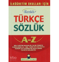 Türkçe Sözlük A-Z Renkli İlköğretim Okulları İçin