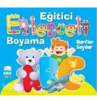 Harfler Sayılar - Eğlenceli Eğitici Boyama