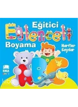 Harfler Sayılar - Eğlenceli Eğitici Boyama