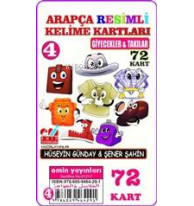 Arapça 4. Giyecekler ve Takılar - Arapça Resimli Kelime Kartları 72 Kart