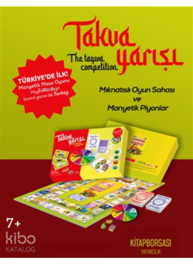 Takva Yarışı - The Taqwa Competition (türkçe - İngilizce);Mıknatıslı Oyun Sahası Ve Manyetik Piyonlar - 7+ Yaş