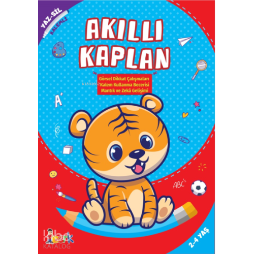 Akıllı Kaplan ;Yaz-Sil (Kalemli)
