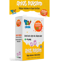 Anlat Bakalım 2 ;Hikaye Anlatma ve Oyun Kartları Değer Kazanımlı 20 Kart