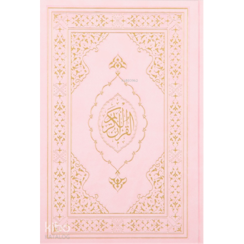 Kur'an-ı Kerim Orta Boy Termo Deri Toz Pembe