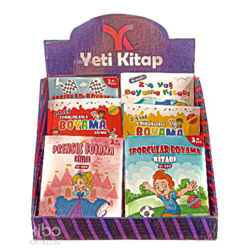 Boyama ve Aktivite Kitapları Standı (120 Kitap)