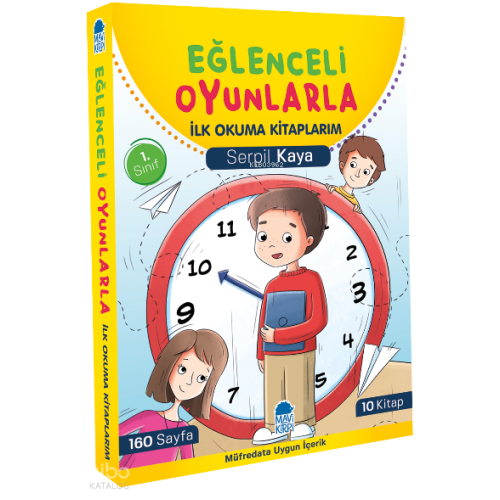 Eğlenceli Oyunlarla İlk Okuma Kitaplarım Set (10 Kitap)