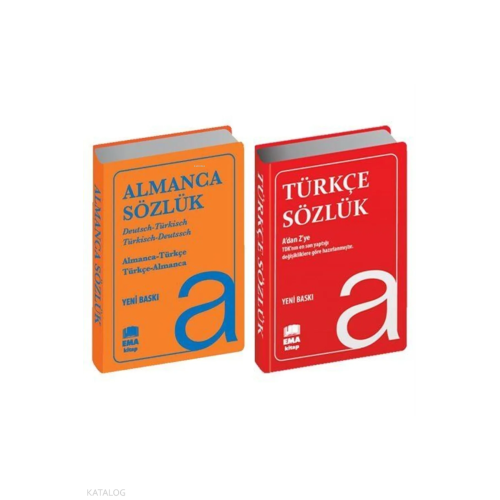 Almanca - Türkçe Sözlük ve Türkçe Sözlük (2 Kitap Set)