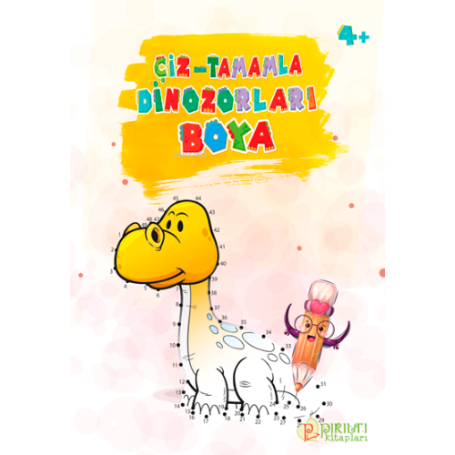 Dinozorları Boya;Çiz-Tamamla