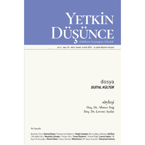 Yetkin Düşünce: 24. Sayı