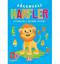 Eğlenceli Harfler (Etkinlikli Boyama Kitabı)