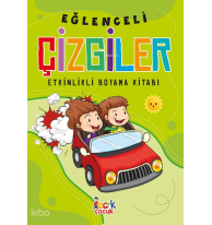 Eğlenceli Çizgiler(Etkinlikli Boyama Kitabı)