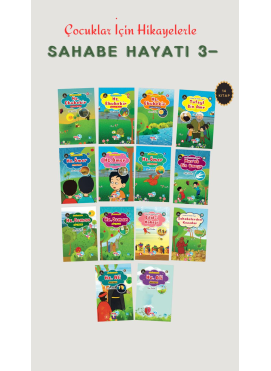 Çocuklar İçin Hikâyelerle Sahabe Hayatı-3 (14 Kitaplık Set)
