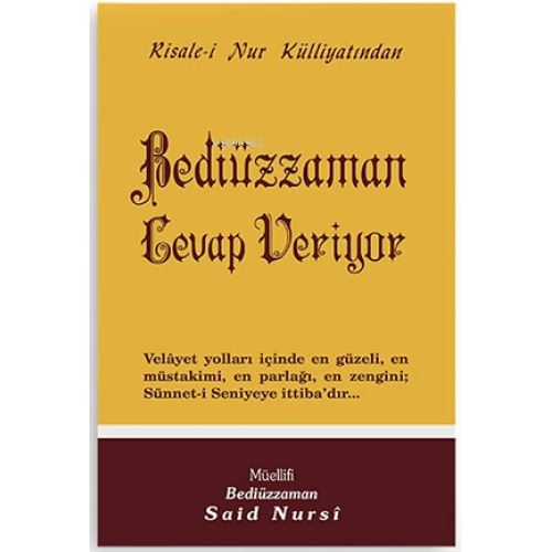 Bediüzzaman Cevap Veriyor ;(Cep Boy)(kod:503)