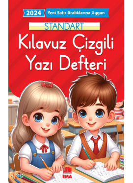 Kılavuz Çizgili Yazı Defteri; i Dik Temel Harflerle