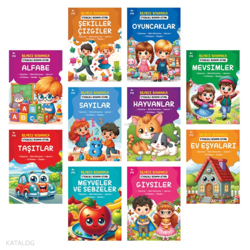 Bilmece Boyamaca ( 10 Kitap Takım )