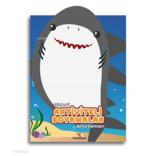Stickerli Aktiviteli Boyamalar - Deniz Canlıları