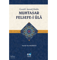 İzmirli İsmail Hakki Muhtasar Felsefe-i Ula