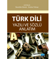Türk Dili Yazılı ve Anlatım Sözlü Anlatım