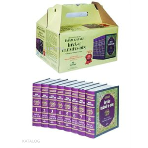 İhyau Ulumiddin Tahkikli ve Tahriçli Tercüme (Sempatik Boy, 8 Cilt, Kutulu)