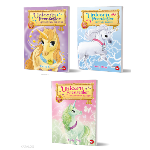 Unicorn Prensesler Seti - (3 Kitap)