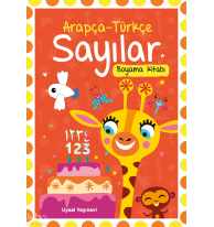 Arapça - Türkçe Sayılar Boyama Kitabı