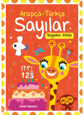 Arapça - Türkçe Sayılar Boyama Kitabı