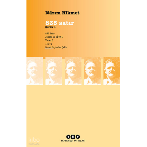 835 Satır; Şiirler 1