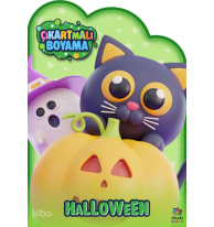 Halloween Zamanı – Çıkartmalı Boyama Kitabı