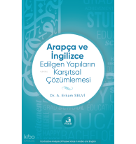 Arapça ve İngilizce Edilgen Yapıların Karşıtsal Çözümlemesi