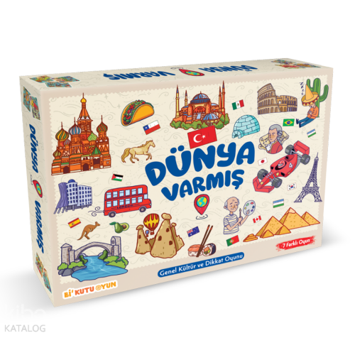 Dünya Varmış - Genel Kültür ve Dikkat Oyunu (7 Farklı Oyun)
