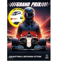 Grand Prix ;Çıkartmalı Boyama Kitabı