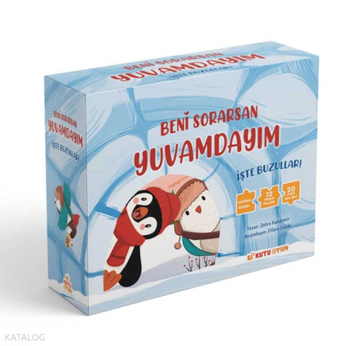 Beni Sorarsan Yuvamdayım - İşte Buzullar!;Kitap ve Oyun Seti