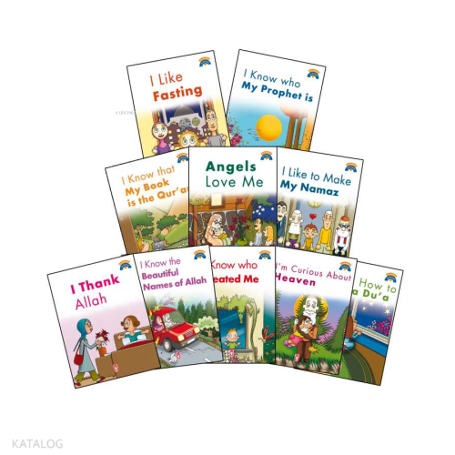Dinimi Öğreniyorum (İngilizce - 10 Kitap Takım); I'm Learning My Religion