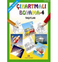 Çıkartmalı Boyama -Taşıtlar