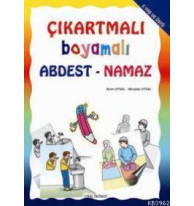 Çıkartmalı Boyamalı Abdest - Namaz