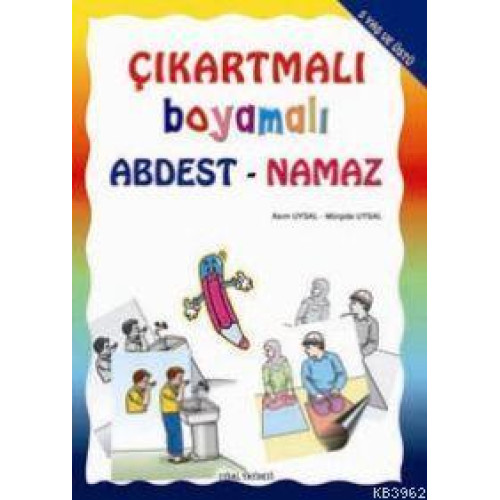 Çıkartmalı Boyamalı Abdest - Namaz